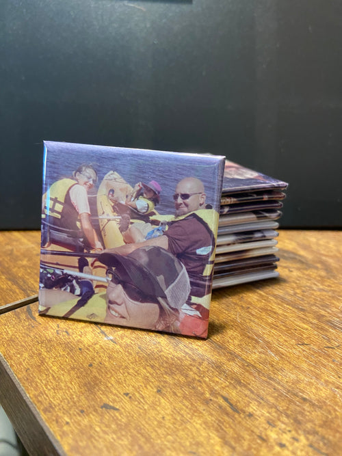 Set of Three Photo Magnets - 2" x 2"